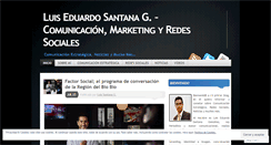 Desktop Screenshot of luissantanag.wordpress.com