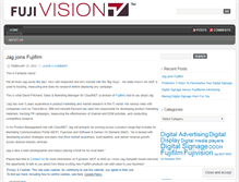 Tablet Screenshot of fujivision.wordpress.com