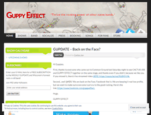 Tablet Screenshot of guppyeffect.wordpress.com