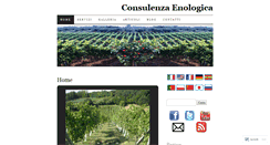 Desktop Screenshot of consulenzaenologica.wordpress.com