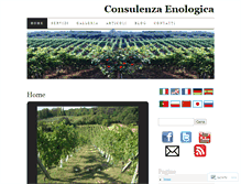 Tablet Screenshot of consulenzaenologica.wordpress.com