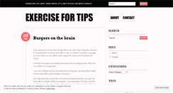 Desktop Screenshot of exercisefortips.wordpress.com