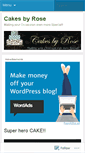 Mobile Screenshot of cakesbyrose.wordpress.com