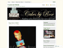 Tablet Screenshot of cakesbyrose.wordpress.com