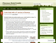 Tablet Screenshot of florencehotelitaly.wordpress.com