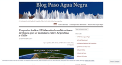 Desktop Screenshot of frentepasoaguanegra.wordpress.com