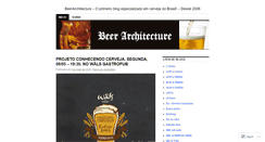 Desktop Screenshot of beerarchitecture.wordpress.com