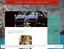 Tablet Screenshot of luxury4shop.wordpress.com