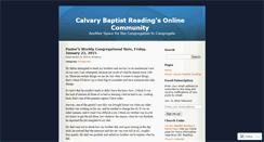 Desktop Screenshot of cbcreading.wordpress.com
