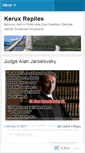 Mobile Screenshot of keruxreplies.wordpress.com