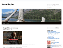 Tablet Screenshot of keruxreplies.wordpress.com