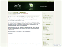 Tablet Screenshot of linuxmintuser.wordpress.com