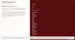 Desktop Screenshot of premierleaguechat.wordpress.com