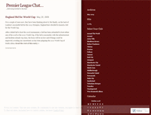 Tablet Screenshot of premierleaguechat.wordpress.com