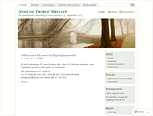 Tablet Screenshot of anneogtroelsbryllup.wordpress.com