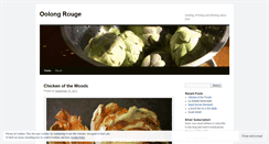 Desktop Screenshot of oolongrouge.wordpress.com