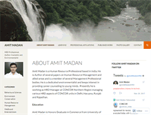 Tablet Screenshot of amitmadan.wordpress.com