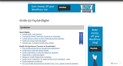 Desktop Screenshot of kindlebilgideposu.wordpress.com