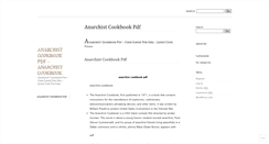 Desktop Screenshot of anarchistcookbookpdfqruc.wordpress.com