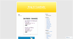 Desktop Screenshot of blogalcuadrado.wordpress.com