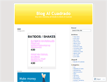 Tablet Screenshot of blogalcuadrado.wordpress.com