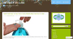Desktop Screenshot of dailydeclare.wordpress.com