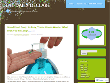 Tablet Screenshot of dailydeclare.wordpress.com