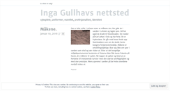 Desktop Screenshot of ingagullhav.wordpress.com