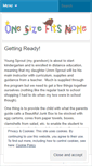 Mobile Screenshot of onesizefitsnone.wordpress.com