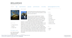 Desktop Screenshot of brolawrence.wordpress.com