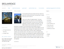 Tablet Screenshot of brolawrence.wordpress.com