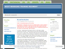 Tablet Screenshot of nwtraining.wordpress.com