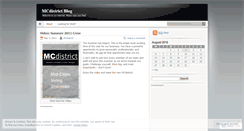 Desktop Screenshot of mcdistrict.wordpress.com