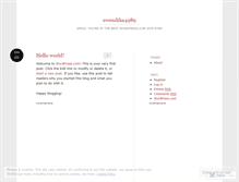 Tablet Screenshot of ewendika4989.wordpress.com