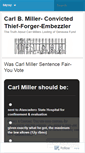 Mobile Screenshot of genevafundcarlmiller.wordpress.com