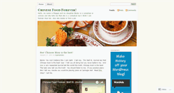 Desktop Screenshot of chinesefoodforever.wordpress.com