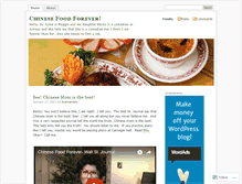 Tablet Screenshot of chinesefoodforever.wordpress.com