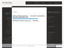 Tablet Screenshot of mrkholil.wordpress.com