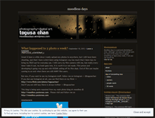 Tablet Screenshot of moodlessdays.wordpress.com