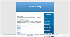 Desktop Screenshot of errox.wordpress.com