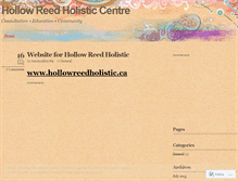 Tablet Screenshot of hollowreedholistic.wordpress.com