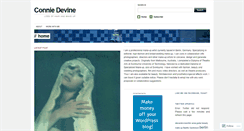 Desktop Screenshot of conniedevine.wordpress.com