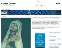 Tablet Screenshot of conniedevine.wordpress.com