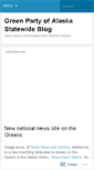 Mobile Screenshot of alaskagreens.wordpress.com