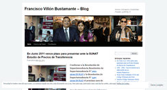 Desktop Screenshot of franciscovillon.wordpress.com