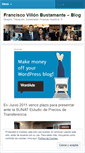 Mobile Screenshot of franciscovillon.wordpress.com