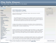 Tablet Screenshot of infochasers.wordpress.com