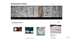Desktop Screenshot of ambassadorofgod.wordpress.com