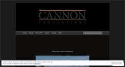 Desktop Screenshot of cannonproductionsco.wordpress.com