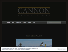 Tablet Screenshot of cannonproductionsco.wordpress.com
